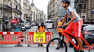 Journée sans voiture à Paris et Bruxelles