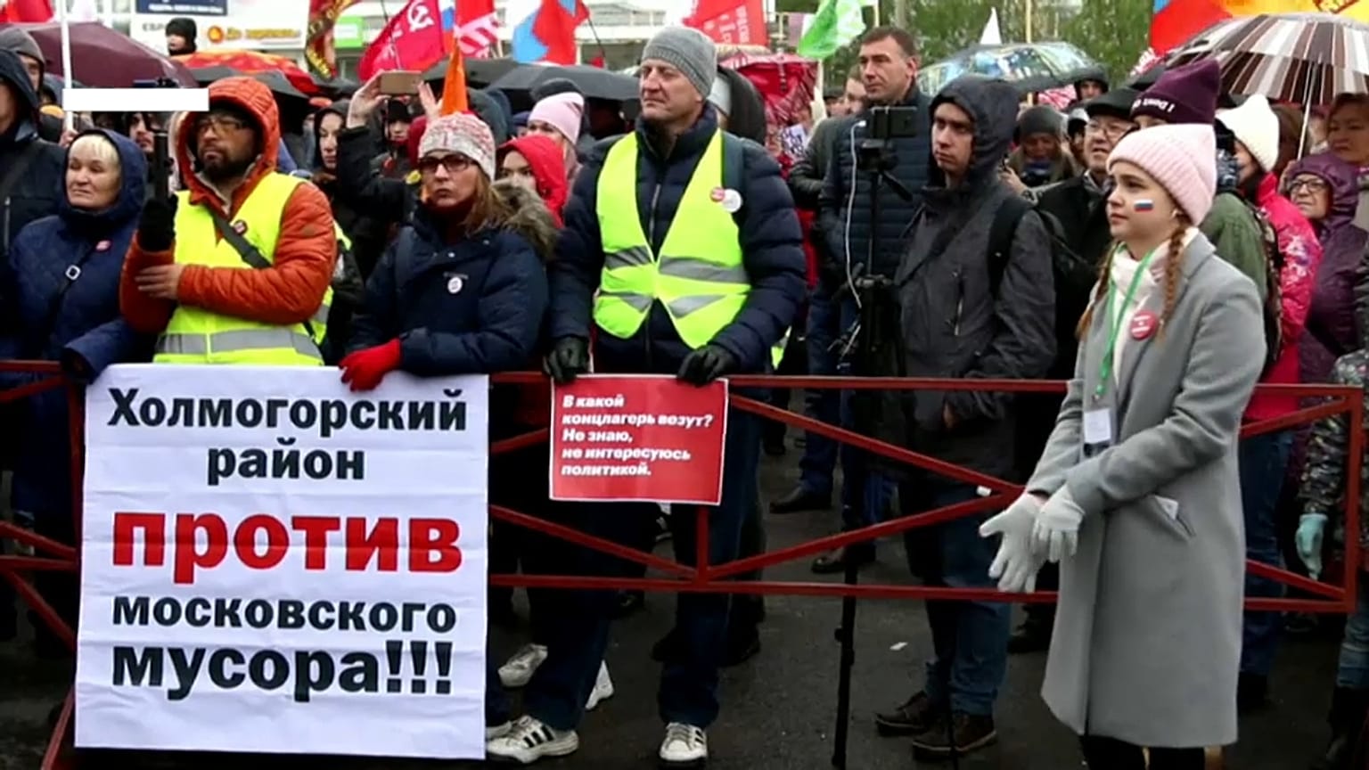 Nordrussland: Anwohner protestieren gegen Bau einer gigantischen Müll-Deponie