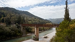 Η Γέφυρα Μπανιά ΑΠΕ-ΜΠΕ/ΓΡΑΦΕΙΟ ΤΥΠΟΥ ΝΔ/ΔΗΜΗΤΡΗΣ  ΠΑΠΑΜΗΤΣΟΣ