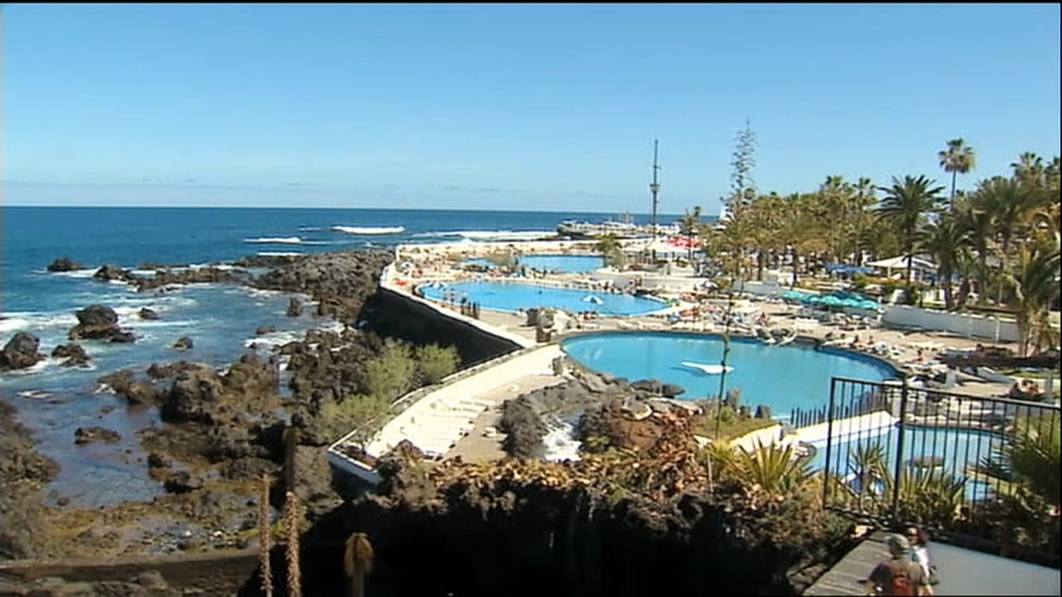 Vista de un hotel en Canarias