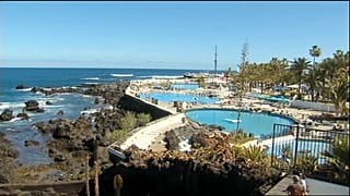 Vista de un hotel en Canarias