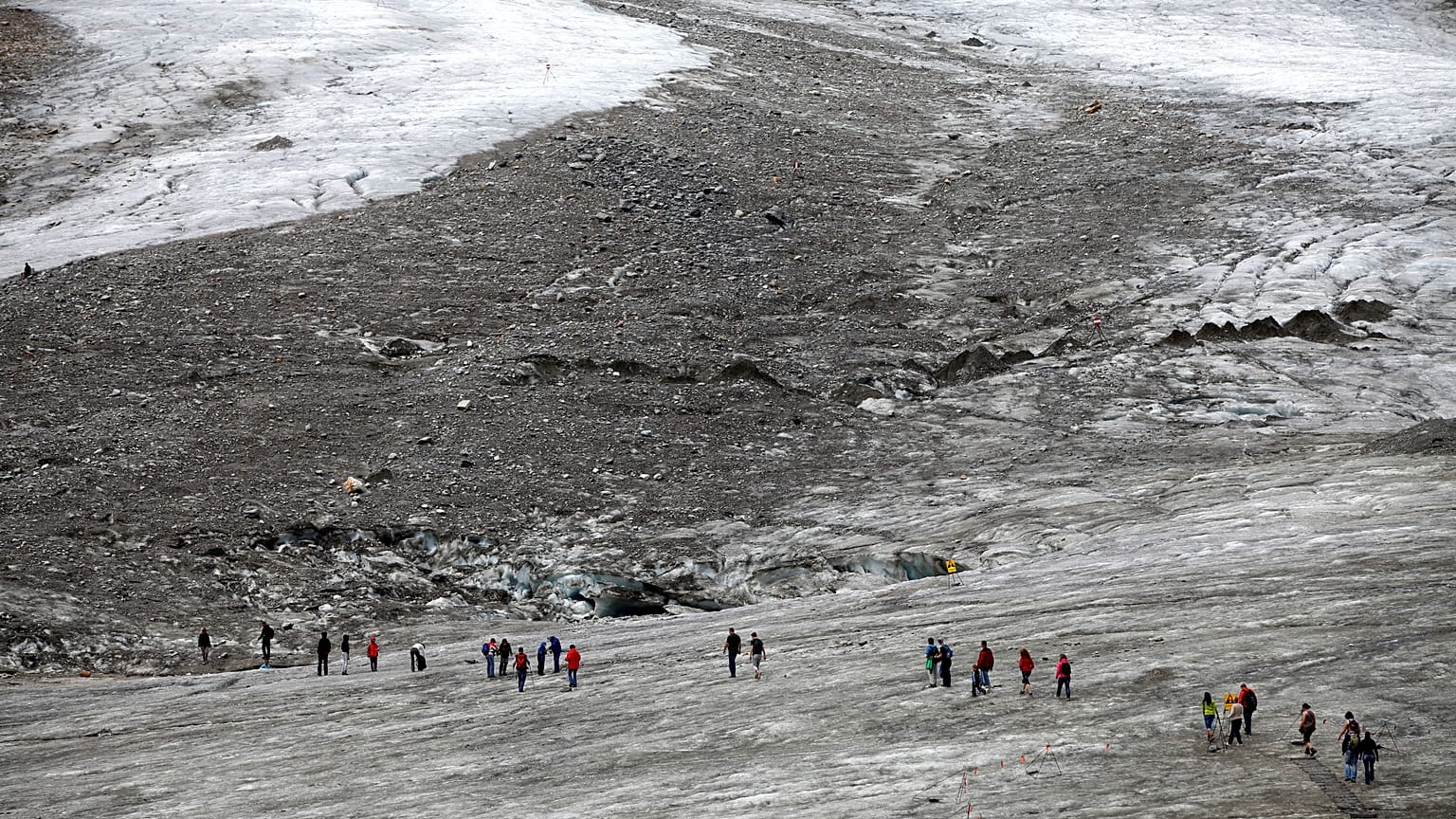 Imagen de archivo del glaciar Pasterze, el mayor de Austria 