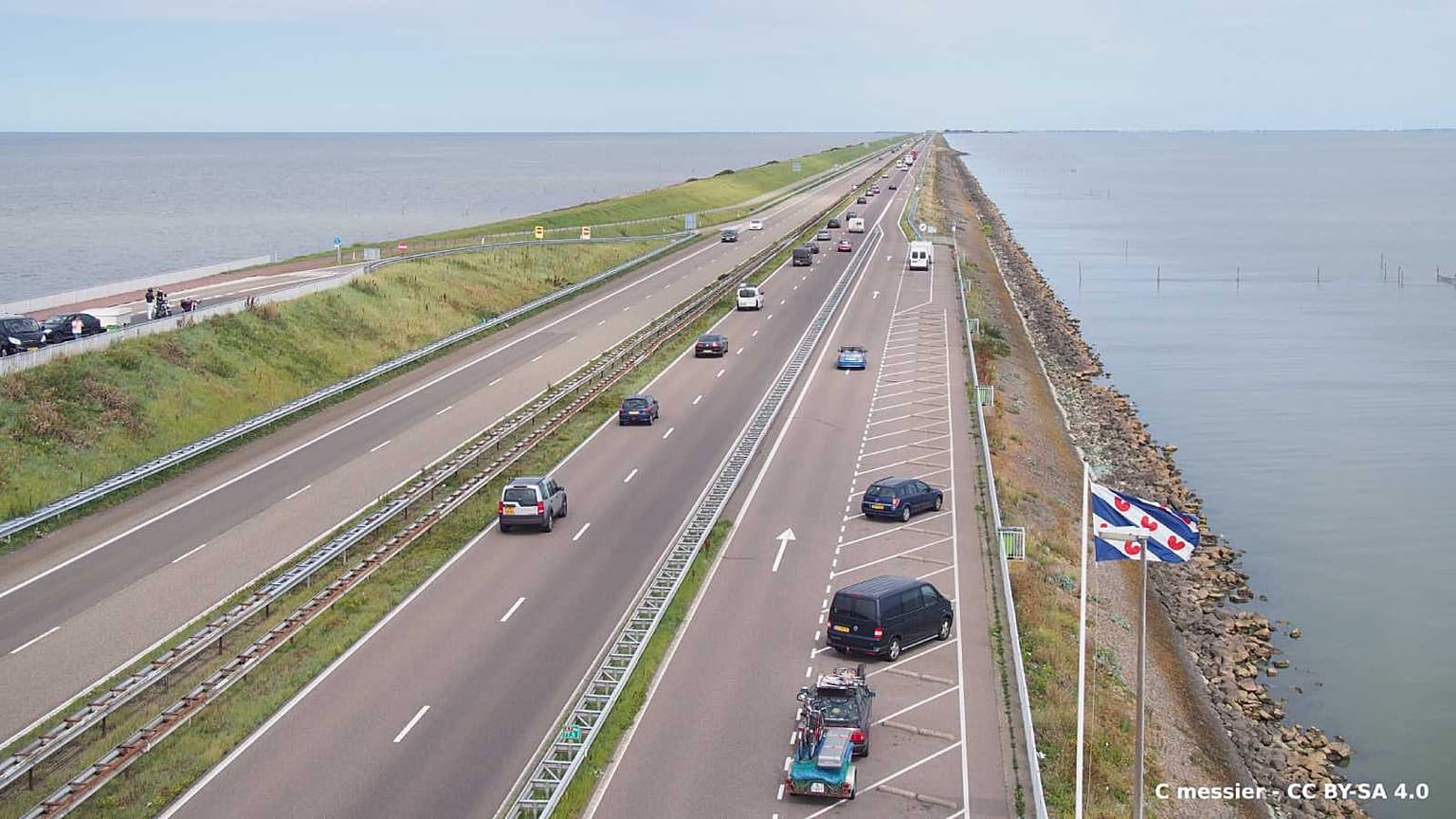 Archive - Le Afsluitdijk, le 26 août 2016.