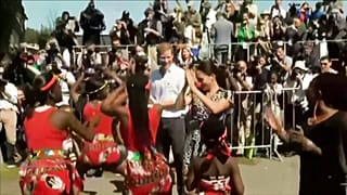 Táncra perdült Harry herceg és felesége