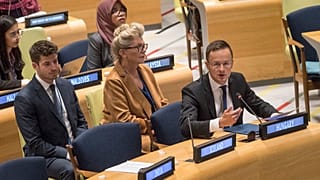 Szijjártó az ENSZ nyilatkozatban nem szereplő dolog ellen küzd