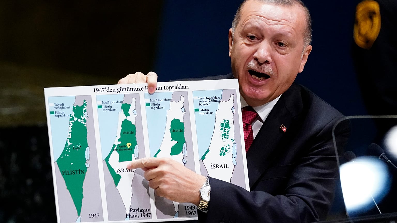 BM'de konuşan Erdoğan'dan ABD, Rusya ve İran'a Suriye'deki "güvenli bölgeye" destek çağrısı 