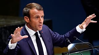 Macron: Trump ve Ruhani'nin müzakerelere başlaması için şartlar oluştu