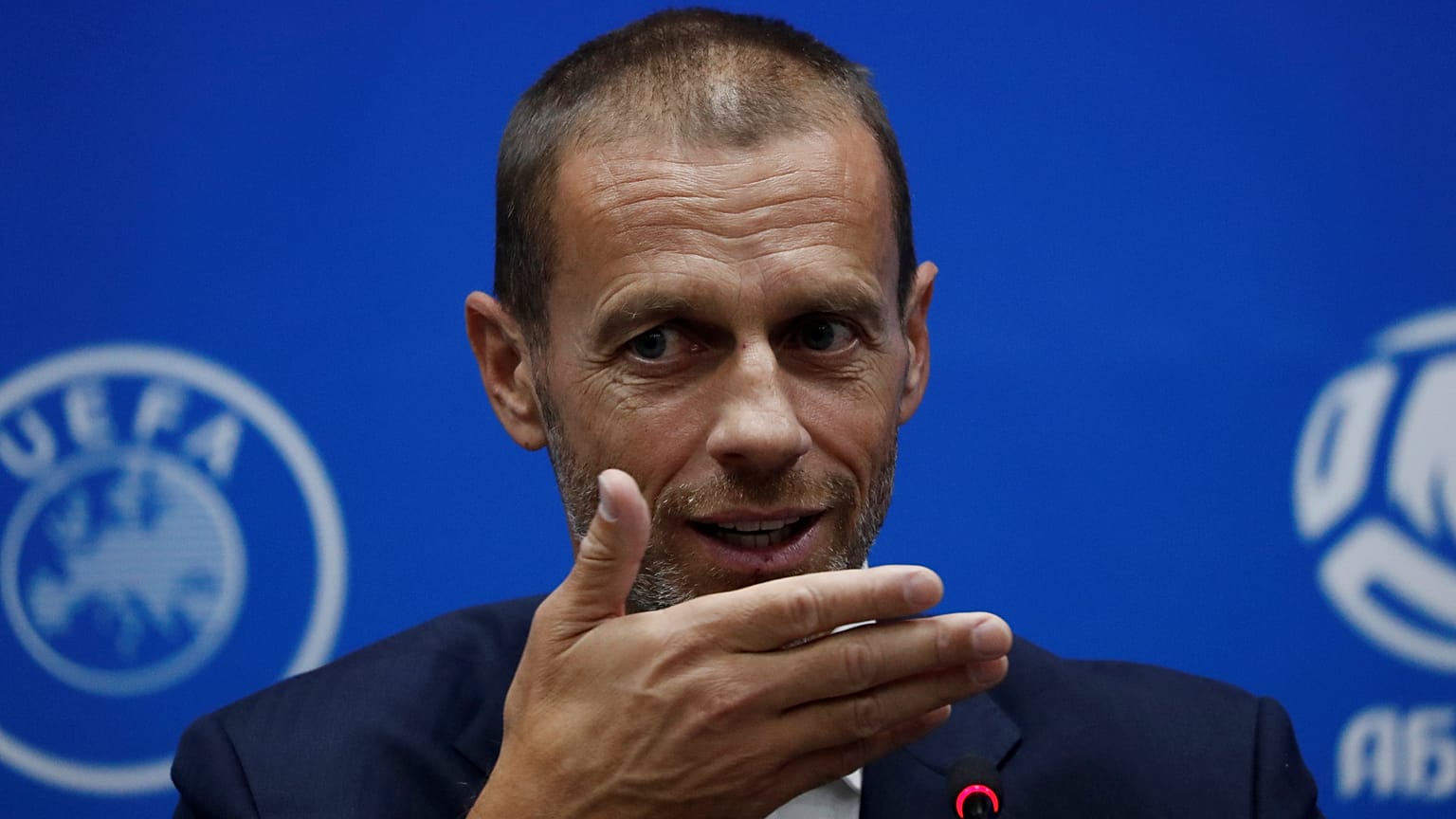 Aleksander Čeferin revela novidades no mundo da UEFA