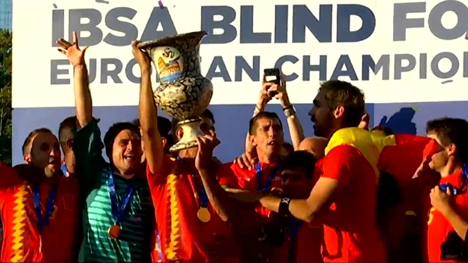 España gana por octava vez el europeo de fútbol para invidentes