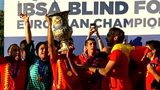 España gana por octava vez el europeo de fútbol para invidentes