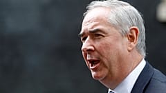 Britain's Attorney General Geoffrey Cox is seen in Downing Street in London, Britain September 25, 2019. 
