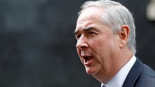 Britain's Attorney General Geoffrey Cox is seen in Downing Street in London, Britain September 25, 2019. 