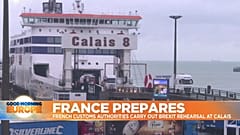 Calais carries out drills to prepare for Brexit disruption