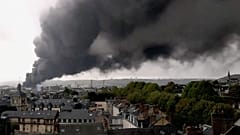 Brand in Chemiefabrik in Rouen hat schwerwiegende Folgen