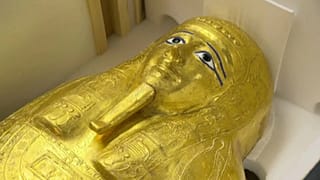 Watch: Metropolitan Museum of Art's stolen gilded coffin returned to Egypt from New York