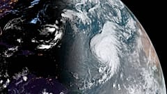 El huracán Lorenzo el 25 de septiembre