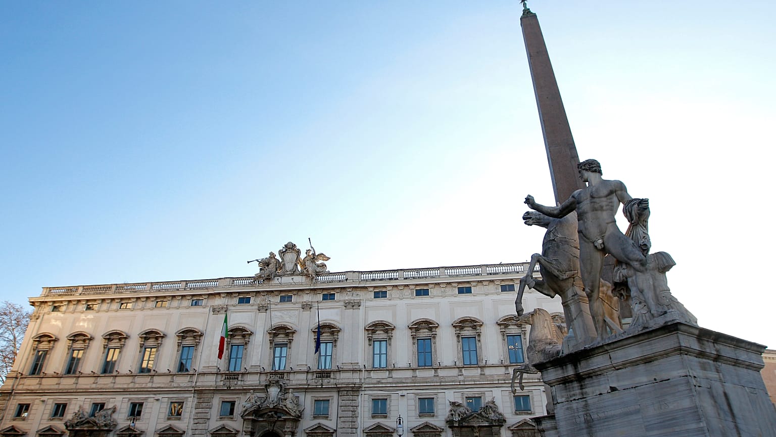 El Palacio de la Consulta (Tribunal Constitucional) se ve en el centro de Roma el 13 de enero de 2011.