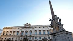 El Palacio de la Consulta (Tribunal Constitucional) se ve en el centro de Roma el 13 de enero de 2011.