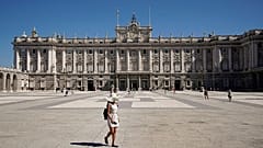 The Palace Royal in Madrid. 