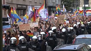 Homofobia en la Marcha del Orgullo Gay de Polonia