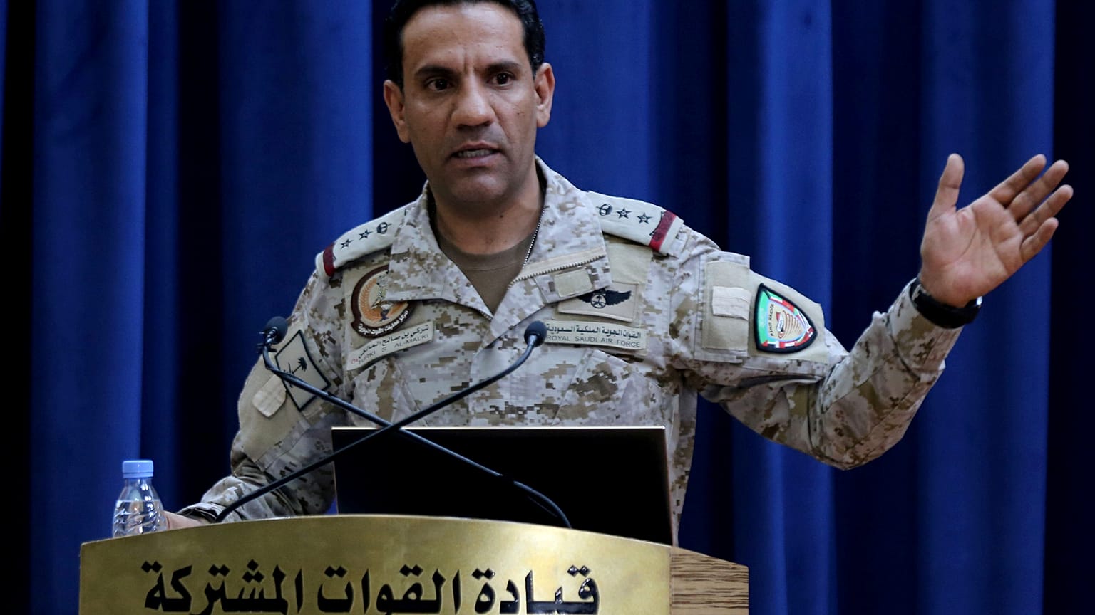 المتحدث باسم التحالف العقيد تركي المالكي