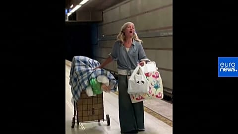 The video shot by an LAPD officer has gone viral on social media. 