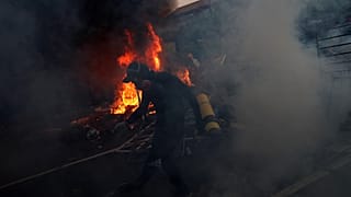 متظاهر في هونغ كونغ 
