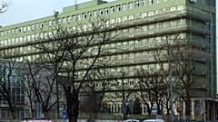 A Péterfy Sándor utcai Kórház, Rendelőintézet és Baleseti Központ sürgősségi ellátó épülete a főváros VIII. kerületében, a Fiumei úton.