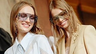 "Stella girls smiling for the summer season, captured backstage at our runway show in Paris"