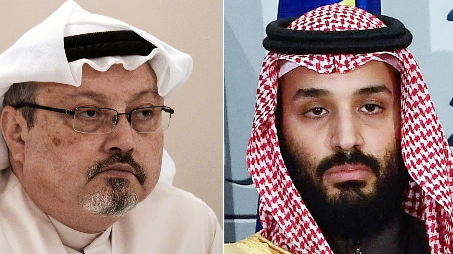 ولي العهد السعودي محمد بن سلمان والكاتب الصحفي السعودي جمال خاشقجي