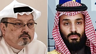 ولي العهد السعودي محمد بن سلمان والكاتب الصحفي السعودي جمال خاشقجي