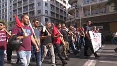 Грецию парализовала забастовка 