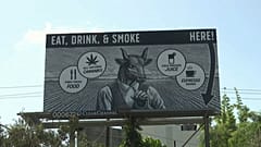 Consumir canábis num restaurante de Hollywood