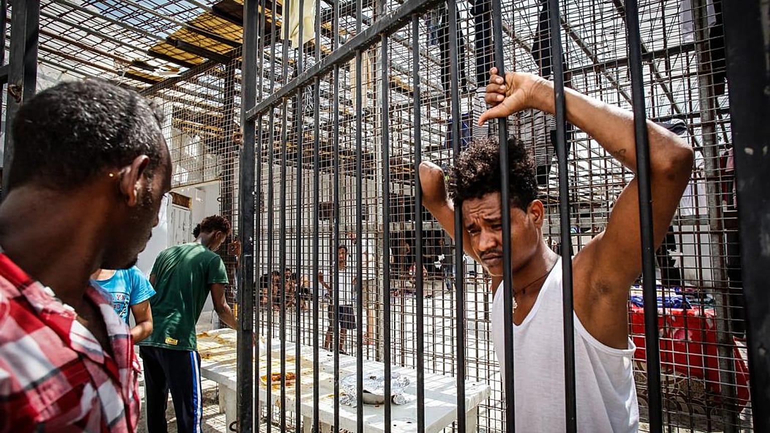 Centro de detención en Tarik Sika.
