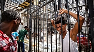 Centro de detención en Tarik Sika.