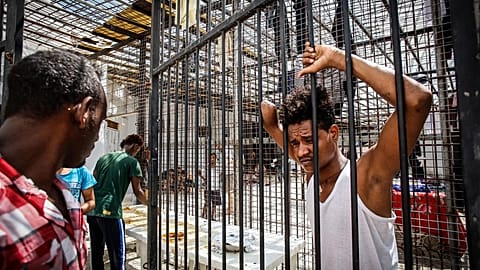 Centro de detención en Tarik Sika.