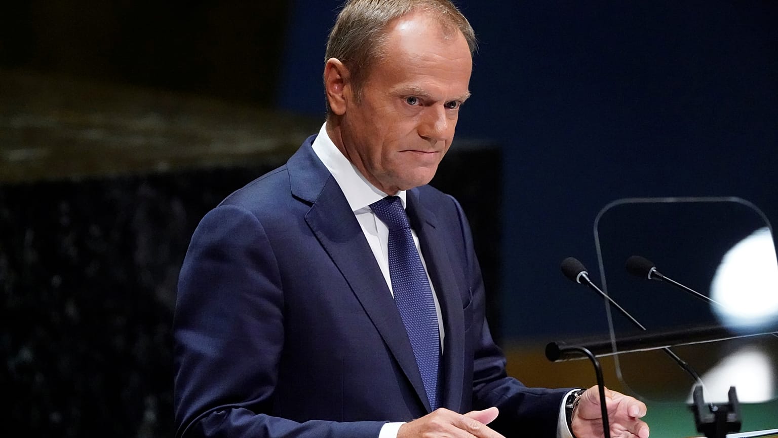 Donald Tusk is unconvinced.