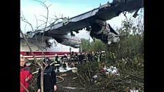 Al menos cinco fallecidos en un accidente aéreo en Ucrania de un avión procedente de España 