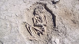 Arslantepe Höyüğü'ndeki kazılarda 5700 yıllık çocuk iskeleti bulundu