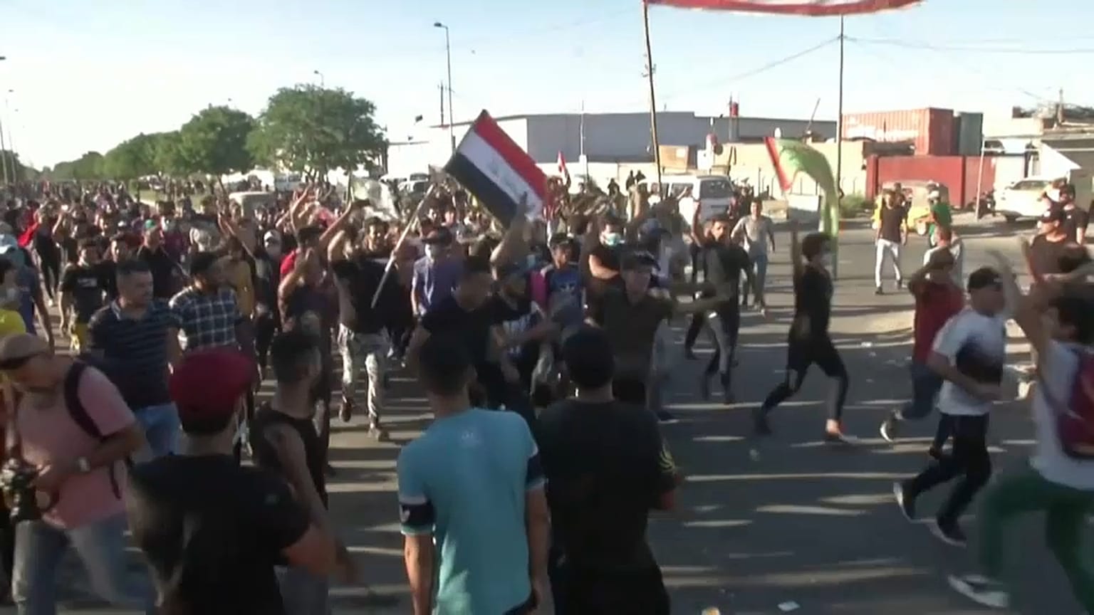 The death toll has surged to 73 in Iraq's week-long protests over poverty and government corruption