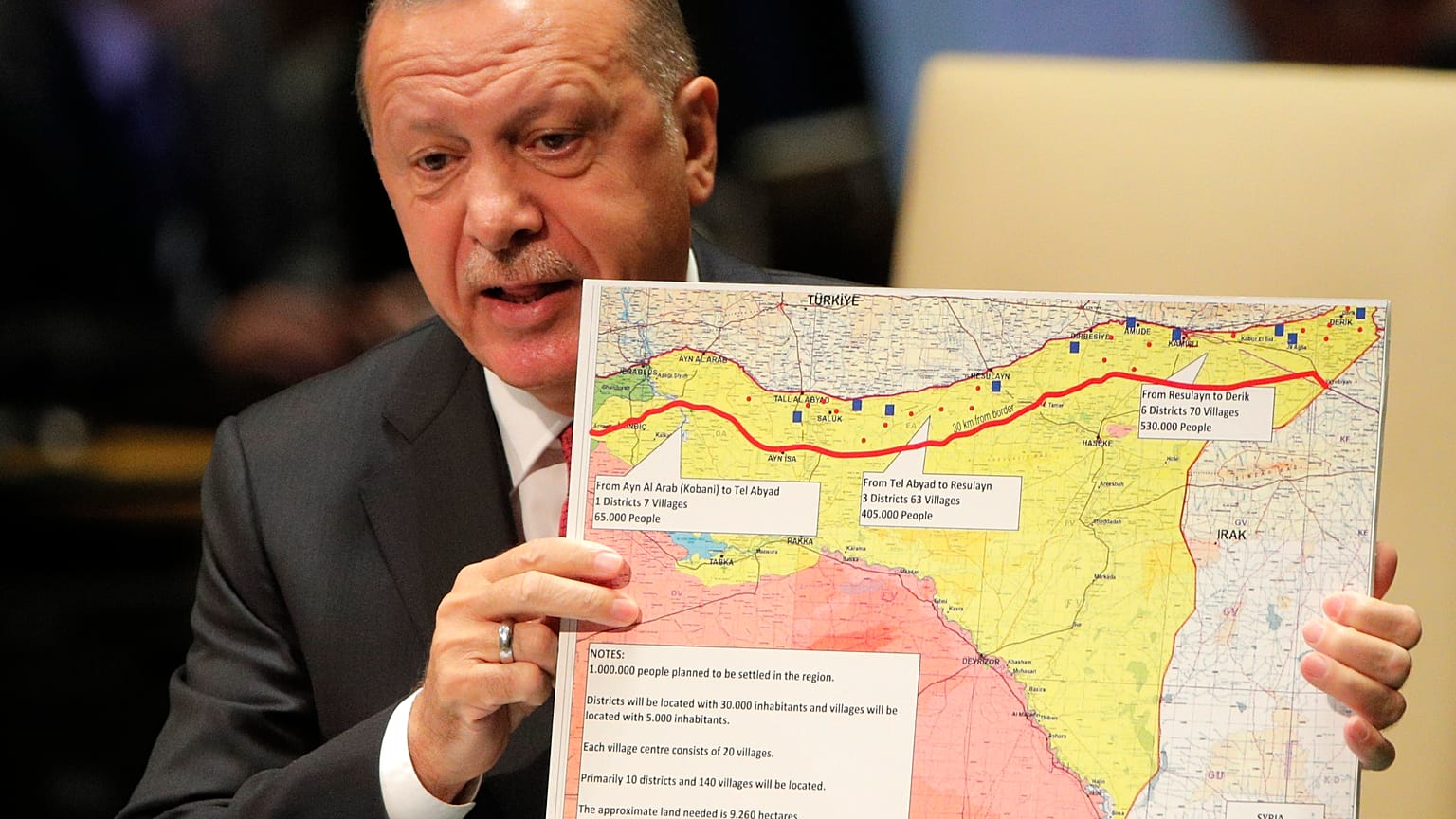 أردوغان: سننفذ عملية عسكرية شرقي الفرات في سوريا اليوم أو غدا 