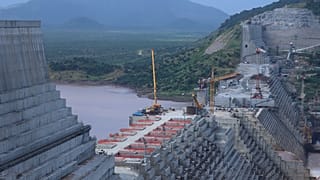 Etiyopya'nın Nil Nehri üzerinde inşa ettiği Hedasi Barajı 
