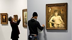 Preparativos da retroespetiva Toulouse-Lautrec no Grand Palais de Paris