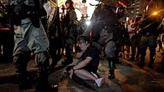 Nouvelle soirée chaotique à Hong Kong