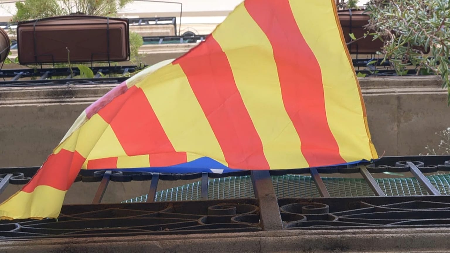 A guerra de bandeiras em Barcelona