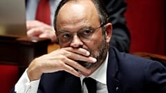 French Prime Minister Edouard Philippe attends a debate on migration at the National Assembly in Paris, France, October 7, 2019. 