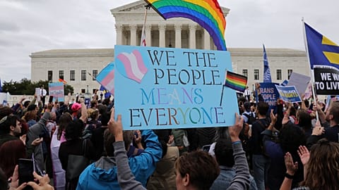 Washington'da LGBT+ aktivistlerinden eylem 