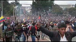 Miles de indígenas toman Quito en víspera de gran protesta contra Gobierno de Lenín Moreno
