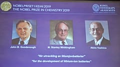 Le Nobel de chimie 2019 attribué aux inventeurs de la batterie lithium-ion
