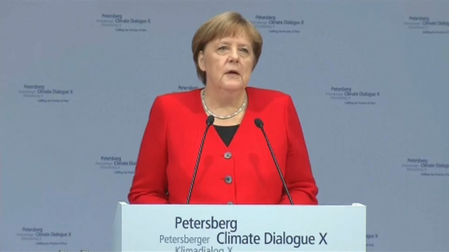 Angela Merkel wants Germany to aim to neutralise gas emissions by 2050